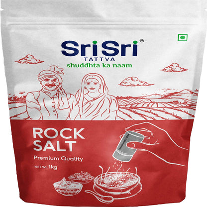 Sri Sri Tattva Rock Salt ,1kg (Pack of 1)