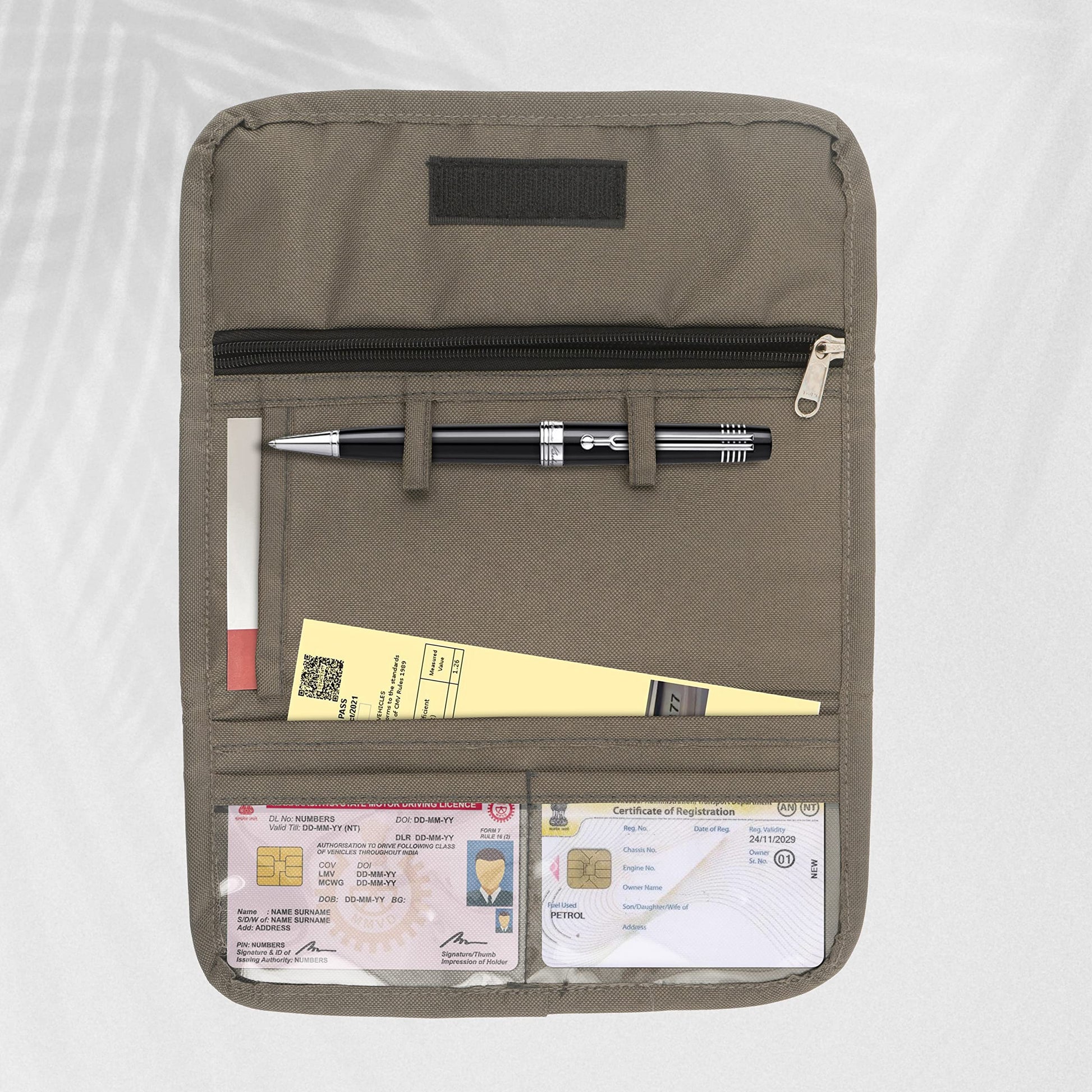 Open section view of SHOPOFLUX Car Document Holder 