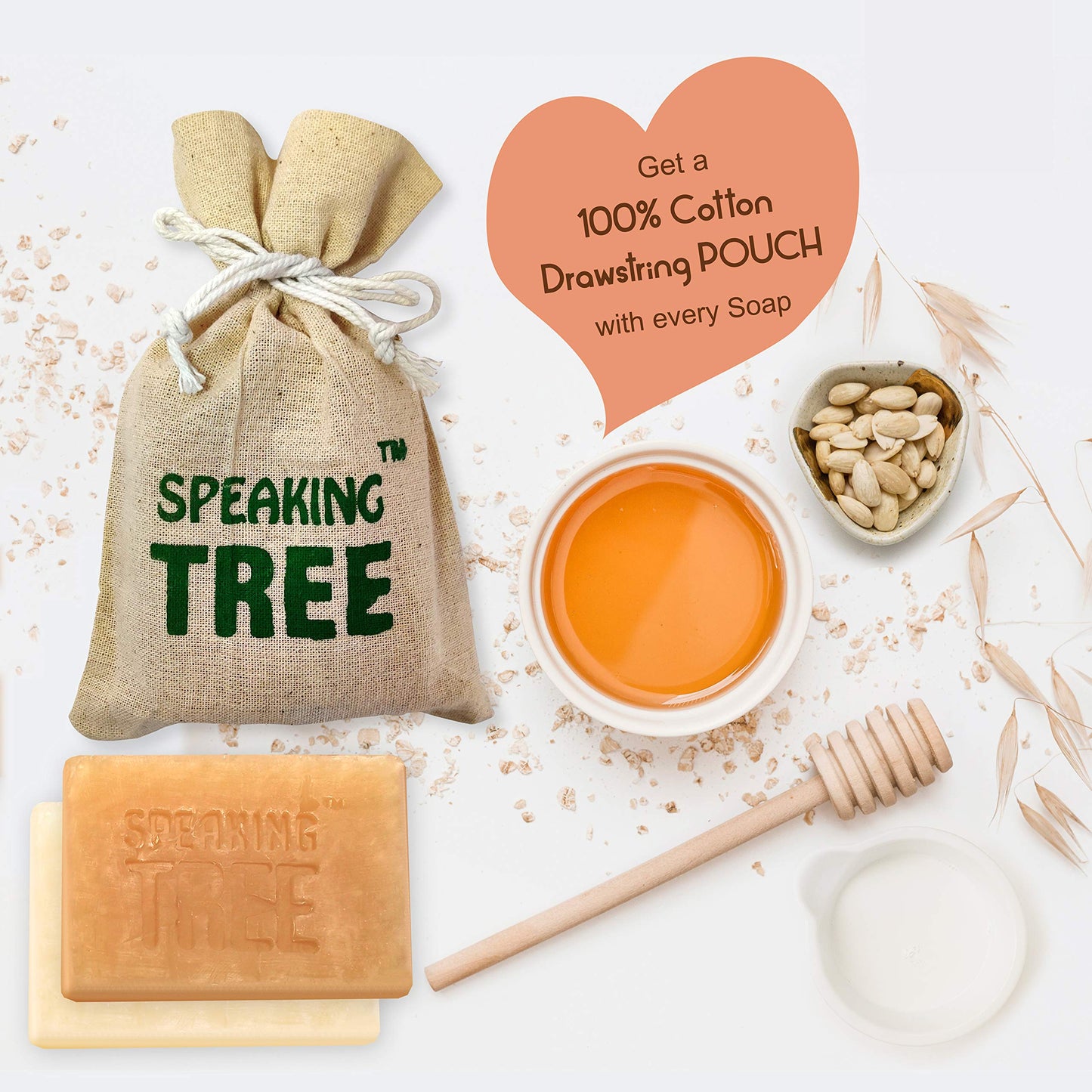 Speaking Tree Specially Formulated and Cold Processed Deodorizing Bamboo Charcoal Handmade Soap to Cleanse Skin Naturally and A Beautifully Refreshing Aroma (100 Gm)