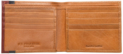 U.S. Polo ASSN. Leather Tan Men's Wallet