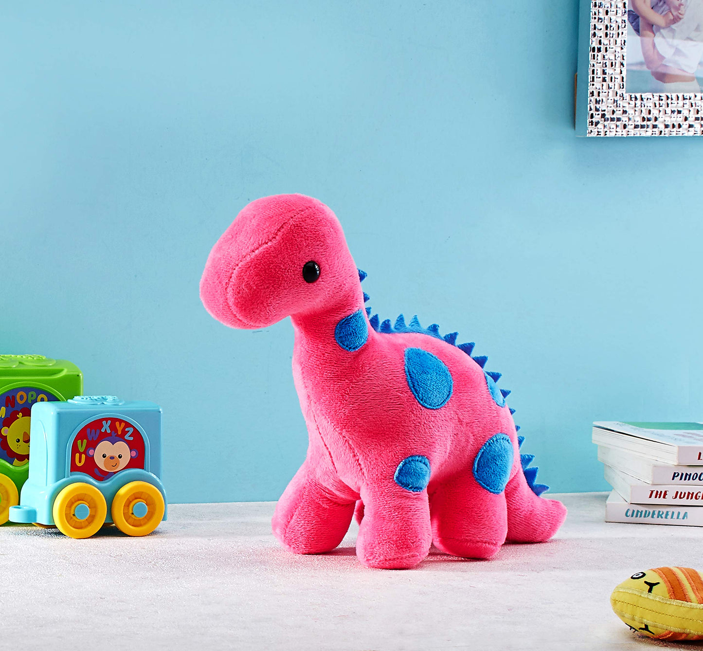 Amazon Brand - Jam & Honey Dino, Magenta, 22 Cm - Dinosaur