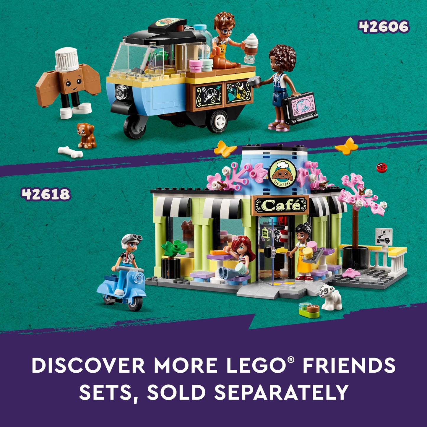 LEGO Friends Heartlake City Café Toy 42618 Building Blocks for 18+ Gift