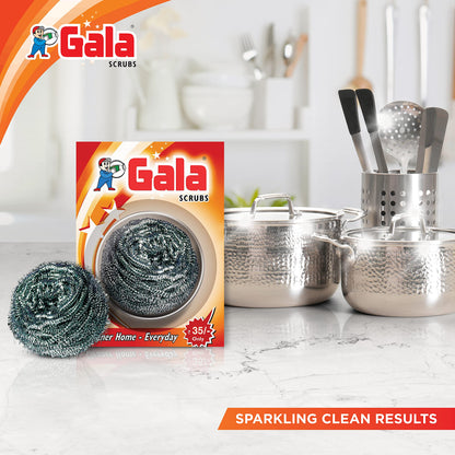 Gala Steel Scrubber Combo Set (Pack of 6)