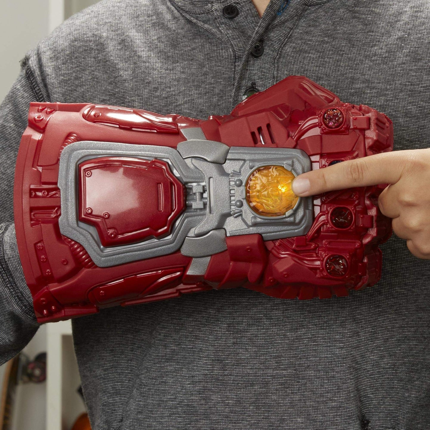 MARVEL Avengers:Endgame Red Infinity Gauntlet Electronic Fist Roleplay Toy, Lights, Sounds, For Kids Ages 5&Up, Toys for kids